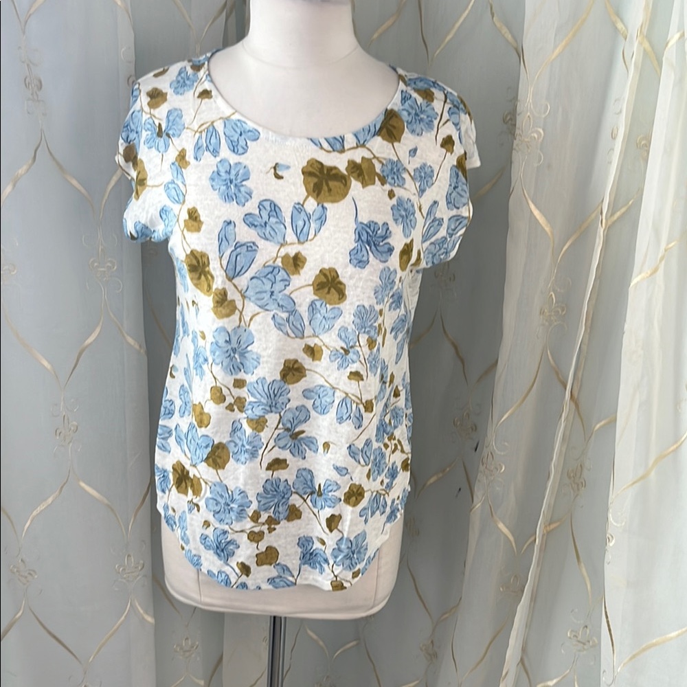 Joie Linen Blouse - Picture 2 of 5